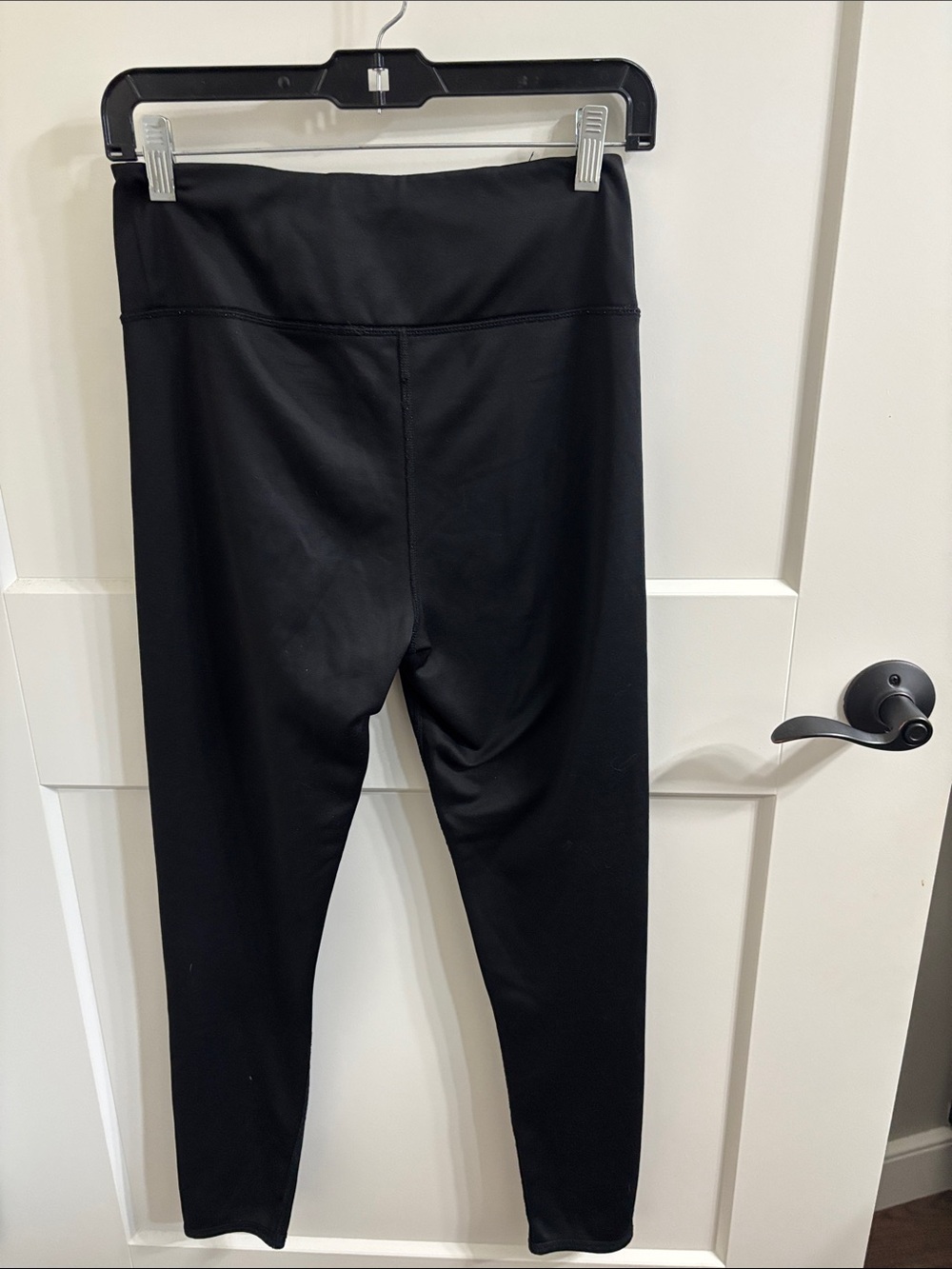 Girls' Black High-Waist Active Leggings